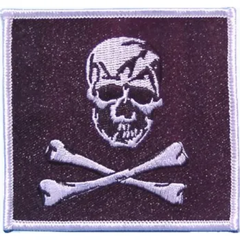 Nášivka Nášivka Anton JOLLY ROGER - černá-bílá