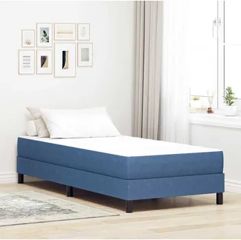 Matrace vidaXL Postelová matrace s matrací Modrá 90 x 200 cm textil [42008269]