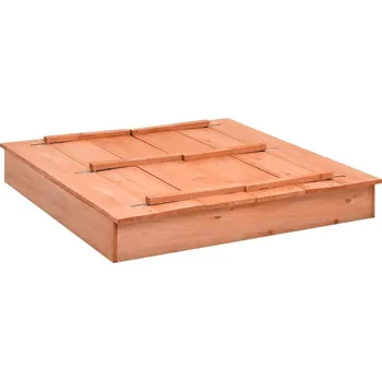 Pískoviště vidaXL Pískoviště jedlové dřevo 95 x 90 x 15 cm [313889] Barva: Hnědá