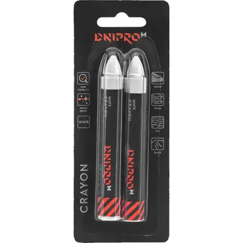 Kresba Vosková značkovací křída bílá Dnipro-M