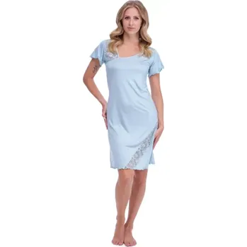 Dámská noční košile Dámská noční košilka Follia modal Viera/11759, 2XL, light green