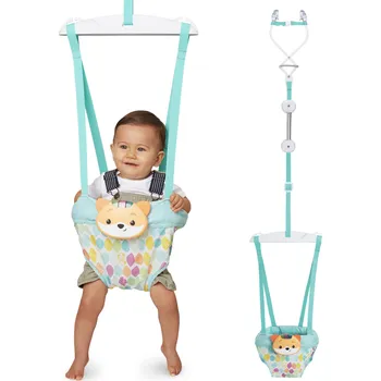 Hopsadlo Infantino Skákadlo do dveří 2v1 Music & Lights Fox