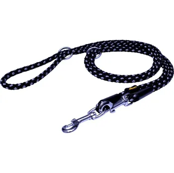 Vodítko pro psa BAFPET Lanové přepínací vodítko UZLÍK (10 mm, 240 cm) - Šedá