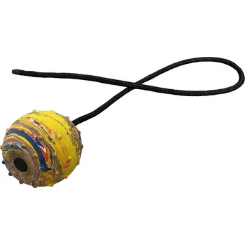 Hračka pro psa BAFPET Gumový míček s magnetem - Bílá