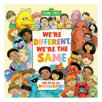 První čtění We're Different, We're the Same (Sesame Street) (Joe Mathieu)(Leporelo)