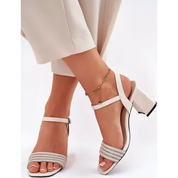 Dámské sandále Sandály na podpatku model 213018 Step in style 39