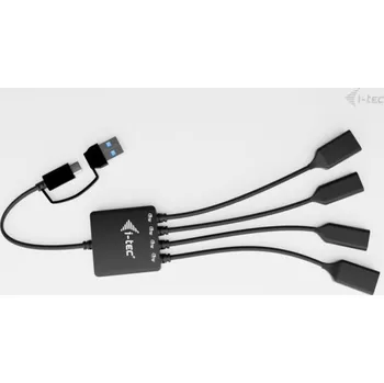 USB hub i-tec USB-C/USB-A Cable HUB 4 port (2x USB-C, 2x USB-A) CACBLHUB2A2C