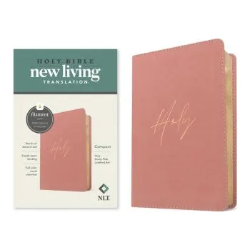 NLT Compact Bible, Filament-Enabled Edition (Leatherlike, Holy Dusty Pink, Red Letter) (TYNDALE)(Pevná)