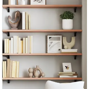 police vidaXL Nástěnná police 100x20x2 cm ošetřený masivní dub [363557] Barva: světle hnědá