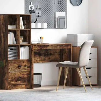 Psací stůl vidaXL Stůl Kouřový dub 80 x 40 x 76 cm [869390]