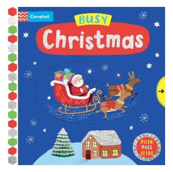 První čtění Busy Christmas (Angie Rozelaar)(Leporelo)
