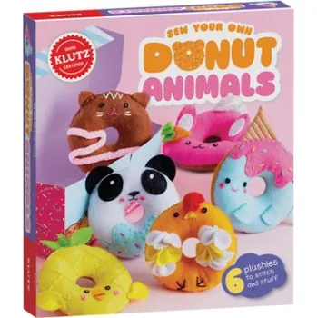Učebnice Sew Your Own Donut Animals (EDITORS OF KLUTZ)(Hračka)