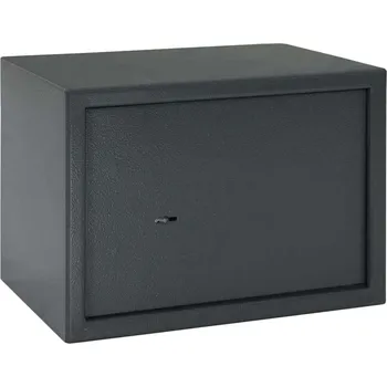 Trezor vidaXL Trezor se zámkem Tmavě šedá 35 x 25 x 25 cm Ocel [42011315]