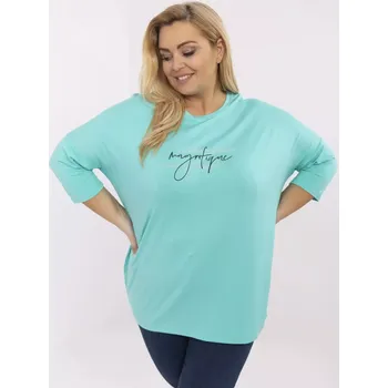 Dámská košile Halenka RV BZ A525.90 tyrkysová jedna velikost