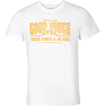 Oblečení a móda Nax Okam Pánské bavlněné triko MTSE97D bílá XL