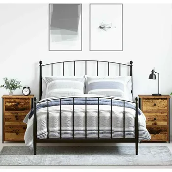 Ložnice vidaXL Noční skříňka se zásuvkou 2 pcs Hnědá 40 x 36 x 60 cm [871258]