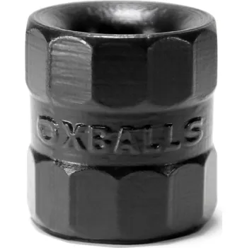 Oxballs BullBalls 1 Tar, černý silikonový natahovač varlat 5 cm