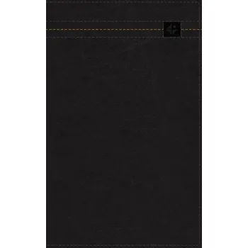 NASB, Thinline Bible, Large Print, Leathersoft, Black, Red Letter, 2020 Text, Comfort Print (Pevná)