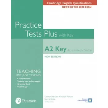 Cizojazyčná kniha Cambridge English Qualifications: A2 Key (Also suitable for Schools) Practice Tests Plus with key (Kathryn Alevizos,Sharon Ashton,Joanna Kosta,Rosemary Aravanis)(Brožovaná)