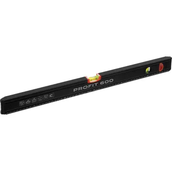 Vodováha Stavební vodováha s magnetem Profit 600 mm Dnipro-M