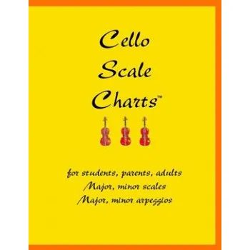 Učebnice Cello Scale Charts: For students, parents, adults; major and minor scales and arpeggios (John A Sarkett)(Brožovaná)