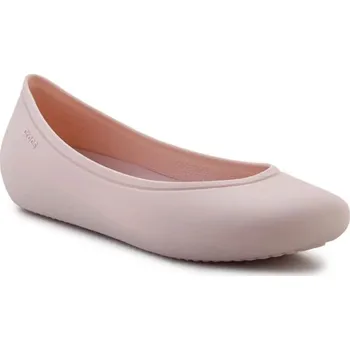 Dámské baleríny Dámské balerínky Brooklyn Flat W 209384-6UR Světle růžová - Crocs světle růžová 39/40