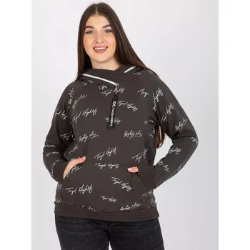 Dámská košile Halenka RV BL 8351.95 khaki barva jedna velikost