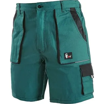 pracovní kraťasy Kraťasy pánské montérkové CXS-LUXY TOMÁŠ, zeleno-černé, vel. 56, CANIS