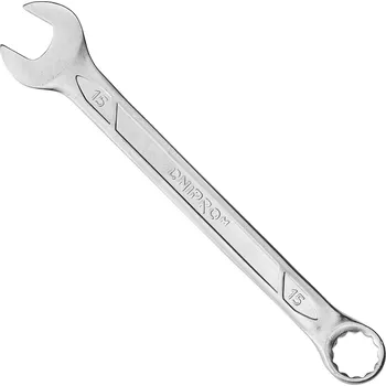 Klíč Otevřený klíč 15 mm Dnipro-M