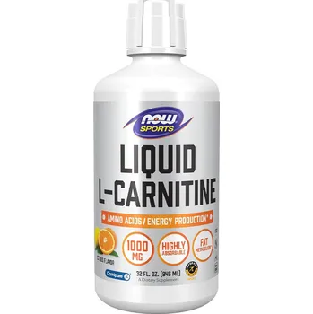 Fitness strava Now Foods L-Carnitine Liquid 1000 mg 946 ml Příchuť: Citrusové plody