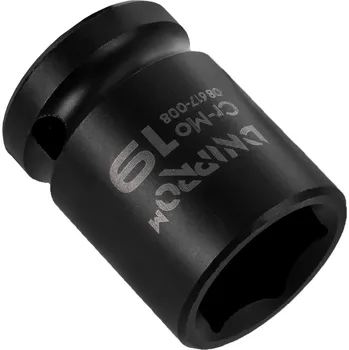 Gola hlavice Rázová hlavice Dnipro-M CR-MO, teflon, 1/2 19 mm