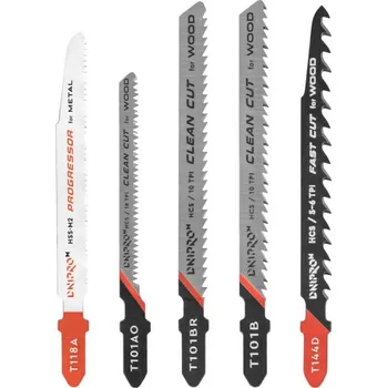 Sada pilových listů pro přímočarou pilu 5ks Dnipro-M