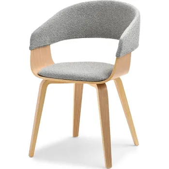 Křeslo Mebel Partner Renzo (šedá + dub)