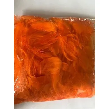 Peří barevné 10g oranžové [A]