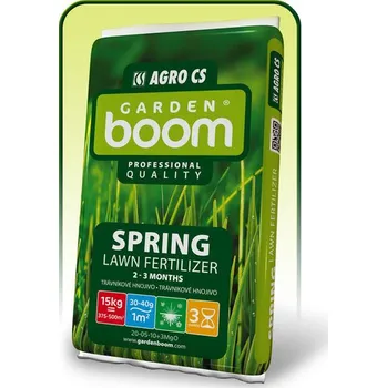 Hnojivo Jarní trávníkové hnojivo - Garden Boom Spring NPK 25-05-12 + 3 MgO