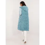 Wool Fashion Italia Dámská vesta AT-KZ-2368-1.06 Wool Barva: Zelená, Velikost: S/M