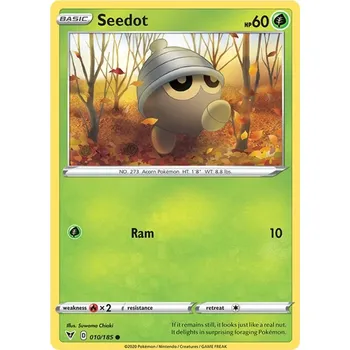 Sběratelská karetní hra Seedot 010/185 - Vivid Voltage Typ karty: Reverse Holo