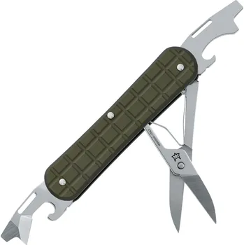 kapesní nůž Fox Vulpis - Nástroje s granátovým vzorem vojenská zelená FX-VPGPW-130-F3 MG
