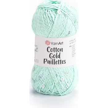 Cotton Gold Paillettes příze Cotton Gold Paillettes: 7112