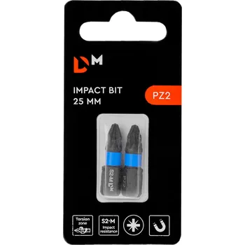 Bit Bit Impact PZ2 25 mm 2 ks. Dnipro-M