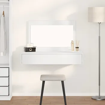 Toaletní stolek vidaXL Kosmetický stůl Bílá 100 x 40 x 70 cm kompozitní dřevo [865208]