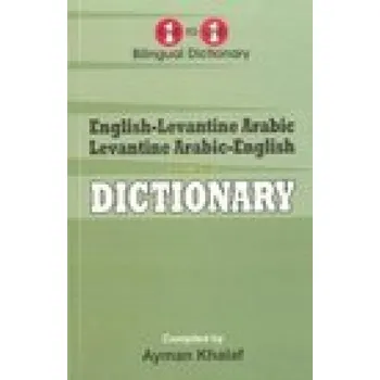 English-Levantine Arabic & Levantine Arabic-English One-to-One Dictionary (exam-suitable) (A Khalaf)(Brožovaná)