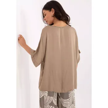 Dámská košile Halenka TW BZ BI 3228.75 béžová XL