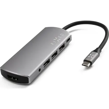 USB hub Replikátor portů FIXED HUB 6IN1 s rozhraním USB-C pro notebooky a tablety