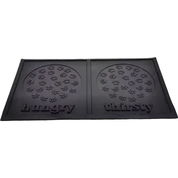 Miska pro psa Gumová podložka pod misky pro psy, kočky FLOMA BowlMat - 35 x 61 x 1 cm