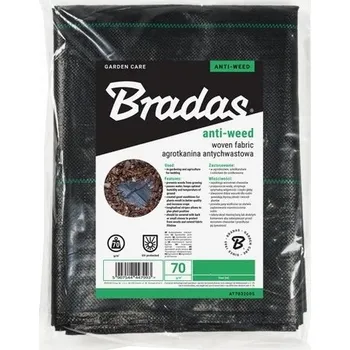 Mulčovací textilie Bradas 70g - 1,6 m x 10 m, tkaná textilie, balíček