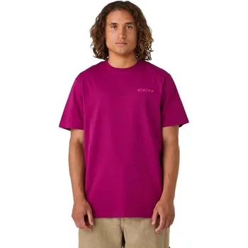 Pánské tričko Tričko CCM Casual Tee Sr Farba: boysenberry, Veľkosť: XL