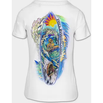 Dámské tričko PitBull West Coast Dámské triko CAMINO- bílé - PWC_DTCAMINO_WHT Velikosti: M