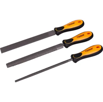Rašple na dřevo 200 mm, sada 3 ks - HT403003