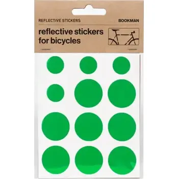 Bookman Samolepící odrazka Bookman - kolečka barva zelená
